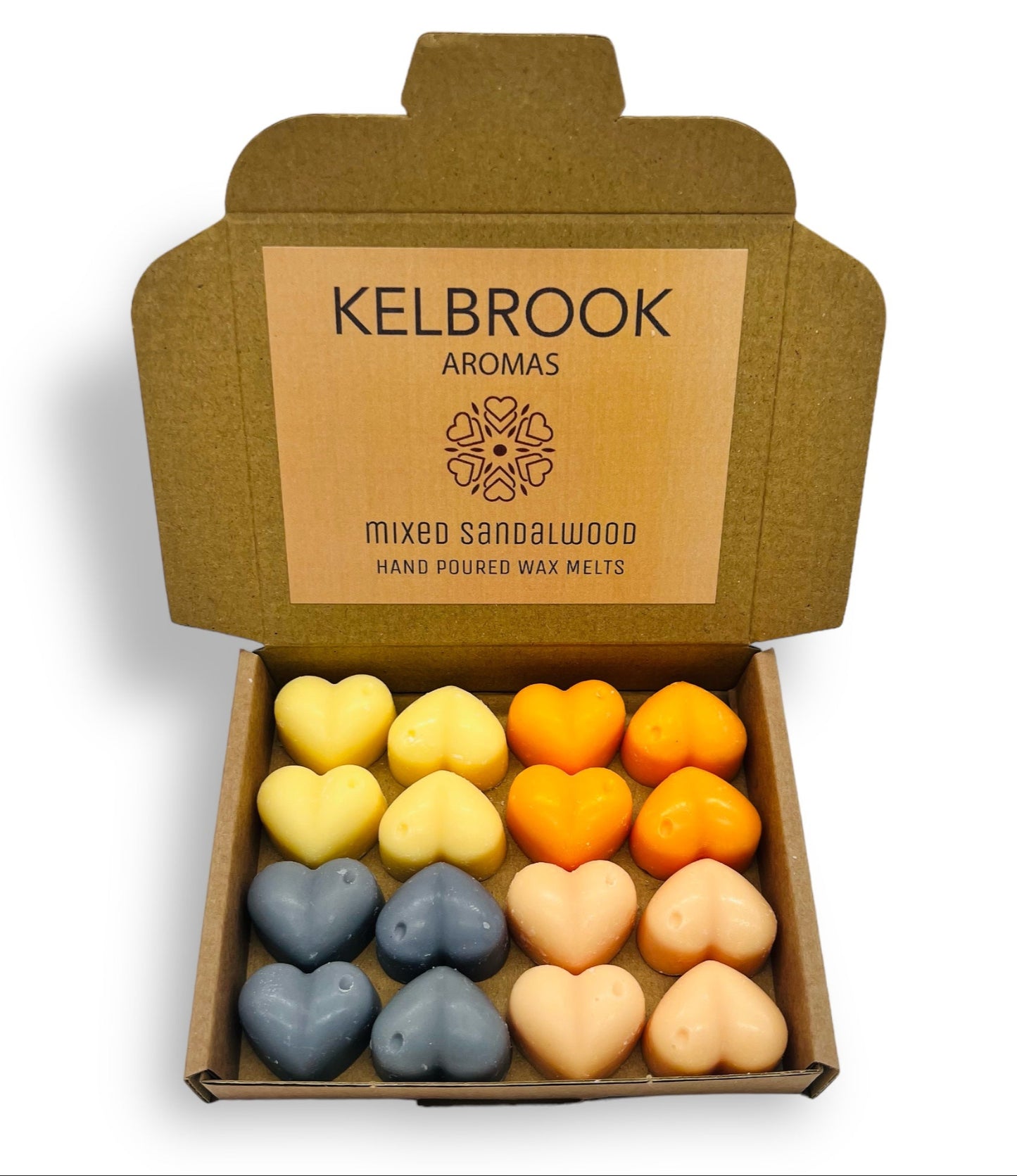 Mixed Sandalwood Scented Soy Wax Melts – 16 pack