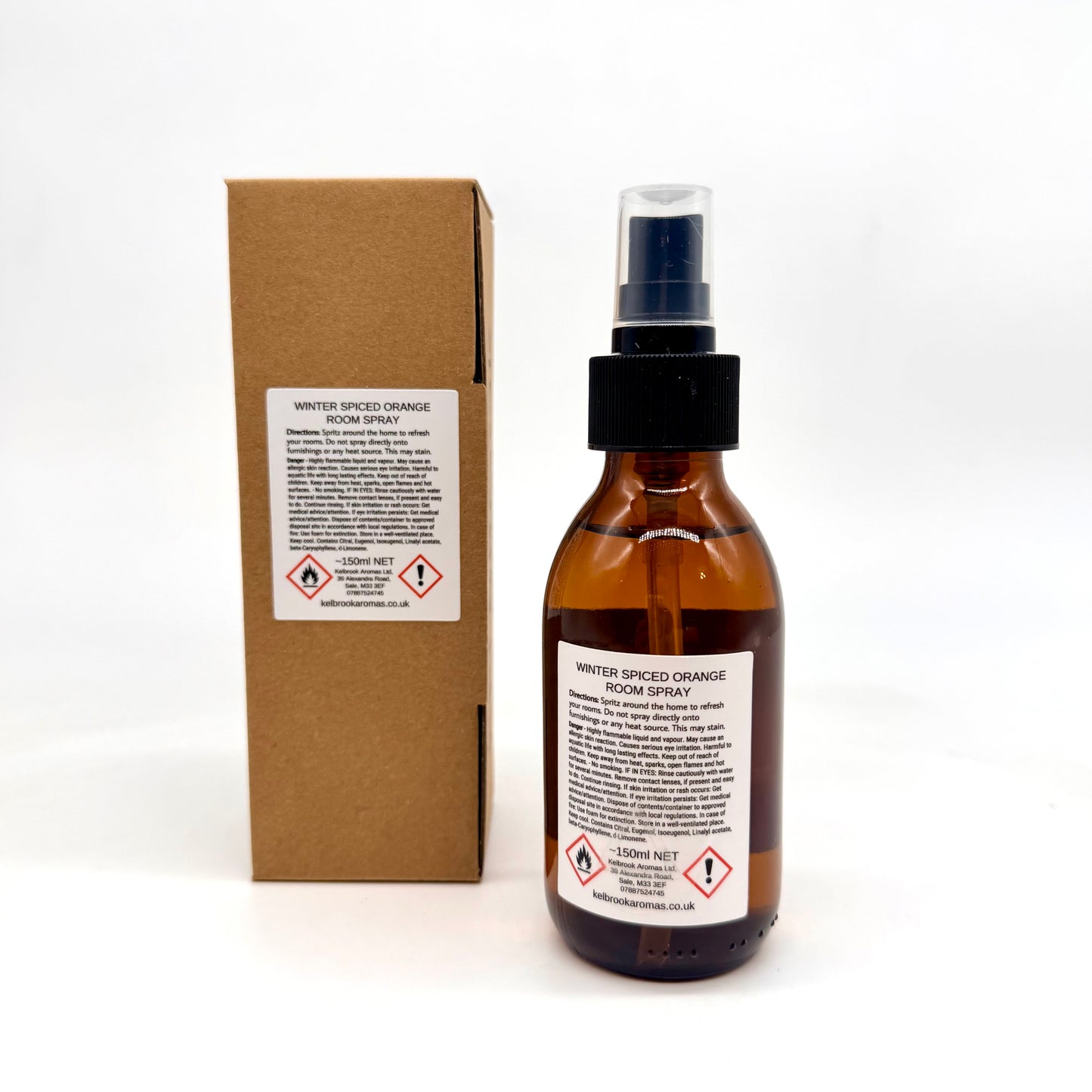Winter Spiced Orange Luxury Room Spray