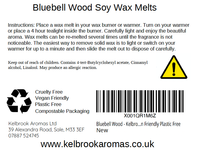 Bluebell Wood Highly Scented Soy Wax Melts – 16 pack